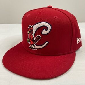 New Era St. Louis Cardinals Fitted Hat 7 3/8 Men’s Red Cooperstown Collection